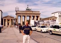 'The historic Brandenburg Gate', Berlin, Germany - June 24, 2005