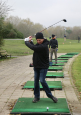 Golfing at Houtrak, Halfweg - November 19, 2021