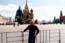 St. Basil's Cathedral at Red Square Moscow, Russia - May 2002