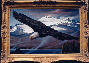 'The Pursuer' - Mark commissions R.W. Cowan's first wildlife painting.